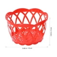 thumbnail image 3 of 12pcs Plastic Egg Embalse Basking Fruit Soporte Holder Hollow-Out Cesta para Supermercado, 3 of 8