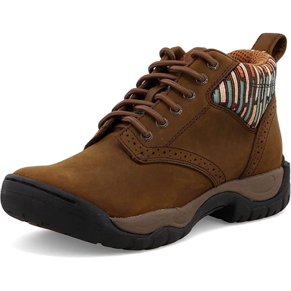 Twisted X Women's 4" All Around Work Boot, Brown & Brown Multi, 5.5 M