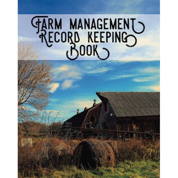 Farm Management Record Keeping Book Bookkeeping Ledger Organizer