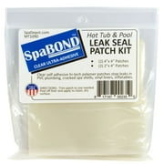 Spa Bond Hot Tub & Pool Leak Seal Clear Adhesive Patch Kit - Waterproof Vinyl, PVC, Acrylic Repair Fix