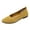 Yellow, variant on Womens Pointed Toe Flats Foldable Soft Knit Ballet Slip On Shoes Work Office Casual Walking Dressy Flats Shoes,Black Size 36