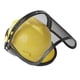 thumbnail image 2 of Protectores faciales forestales con malla de alambre de acero, tapa amarilla ajustable para motosierra, poste recortador, práctico y duradero, 2 of 8
