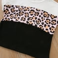 thumbnail image 6 of Baby Girl Summer Clothes Toddler Kids Baby Boys Girls Leopard Print T shirt Tops Pants Outfits Set Toddler Two Piece Outfits For Girl, 6 of 9