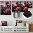 thumbnail image 4 of Designart "Fields of Dreamy Pink Wildflowers" Floral Metal Art Living Room, 4 of 5