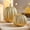 Woven Gold, variant on Pumpkin Fall Decor Indoor, Resin Gold Pumpkin for Decorating | Thanksgiving Pumpkins Decor with Woven Effect for Table Centerpiece, Fireplace, Autumn Harvest Party Decorations