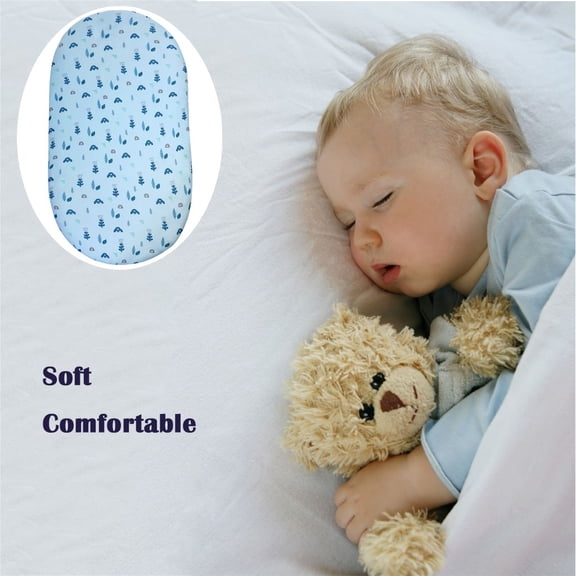 Four-Piece Bedding Set,Bassinet Sheet Stretch Fitted Craddle Fitted Cradle Sheets for Bassinet Pads/Mat