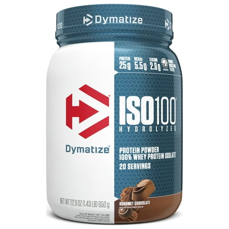 ISO100 Hydrolyzed 100% Whey Protein Isolate GourmetChocolate