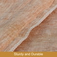 thumbnail image 4 of Ntbay 2 Pack 100% French Natural Linen Pillowcases, Yarn Dyed Washed Pillow Cases with Envelope Closure, Queen, 20 x 30 Inches, Orange, 4 of 5