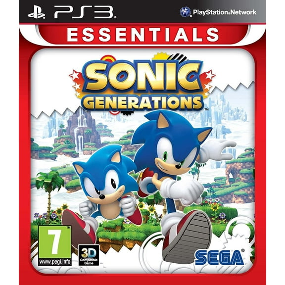 Sonic Generations (Playstation 3 PS3) Two Sonics - Two ways to play