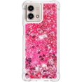 thumbnail image 2 of Case for Motorola Moto G Stylus 5G 2023 Case Glitter Cute Luxury Love Liquid Quicksand Clear Soft TPU Girls Women Stylish Bumper Shockproof Protective Cover for Moto G Stylus 5G 2023 Rose YB, 2 of 14
