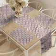 thumbnail image 2 of Ambesonne Casino Table Runner & Placemats, Holdem Gambler Modern Art, Placemat 4 pcs + Runner 14"x72", Black Red, 2 of 2