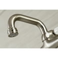 thumbnail image 3 of Kingston Brass KS512SN Kingston Two-Handle 2-Hole Wall Mount Bar Faucet in Brushed Nickel, 3 of 8
