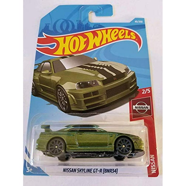 Hot Wheels 2019 Nissan Series Nissan Skyline GT R BNR34 45 250