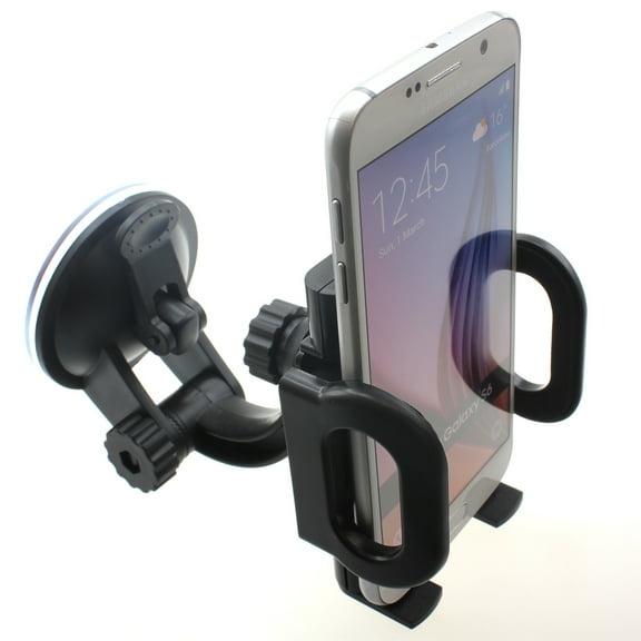 Windshield Car Mount for Google Pixel 8/7/6/Pro/7a Phones - Holder Glass Cradle Swivel Dock Suction Stand