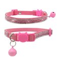 thumbnail image 4 of Rhinestone Bling con de diamantes de cristal brillante Rosa s jinwen Cuello de cachorros de perro de perro, 4 of 8