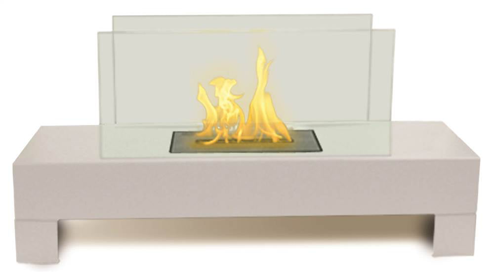 Regal Flame Delano Ventless Free Standing Bio Ethanol Fireplace Can Be Used a... 