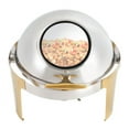thumbnail image 6 of Visible Round Chafing Dish Set 6.3 Quart Stainless Steel Buffet Warmer Chafers 6, 6 of 12
