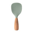 thumbnail image 3 of Pala de arroz de silicona verde leche Cuchara de arroz antiadherente de celebridades de Internet Olla arrocera Pala de arroz especial, 3 of 8
