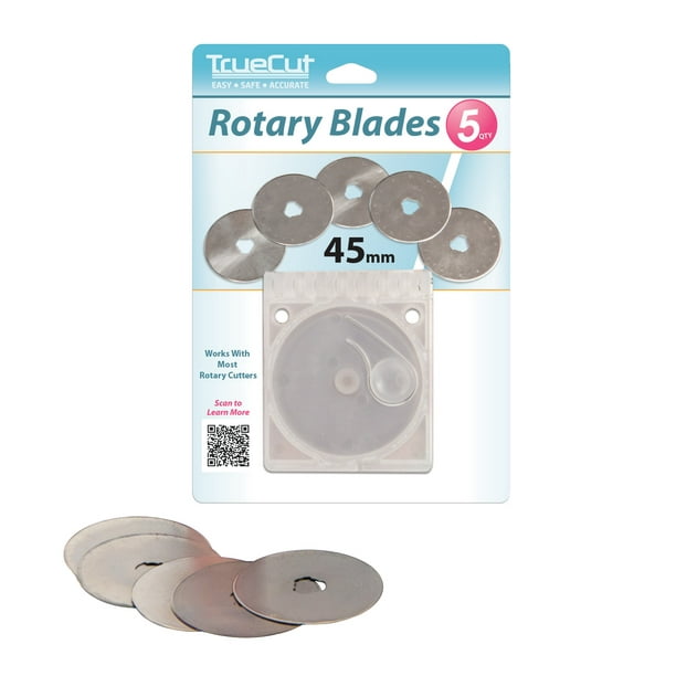 TrueCut Rotary Cutter Replacement Blades, 45mm, 2pk