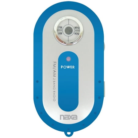 Naxa NR720BL AM/FM Mini Pocket Radio (Blue)