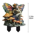 thumbnail image 3 of Bohemian Acrylic Garden Stakes, Outdoor Decorative Stakes, Fairies and Hummingbirds Garden Pile, Decorative Acrylic Garden Stakes for Courtyard and Patio, 3 of 6