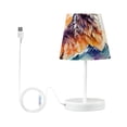 thumbnail image 3 of Wolf Forest Mountain LED Desk Lamp Table Lamp USB Bedside Nightstand Small Lamp for Bedroom Living Room Kids Room, 3 of 8