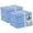 Indigo Chambrey, variant on Kitchen Towels Set - 100% Pure Cotton Dish Towels for Kitchen, Super Absorbent Kitchen Hand Towel, Soft & Durable Dish Cloths, Pack of 12 – 15”x25”, Blue Stripe