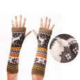thumbnail image 2 of Maytalsory Soft And Keeping Warm Winter Fingerless Mittens For Ultimate Warmth Christmas Coffee, 2 of 6