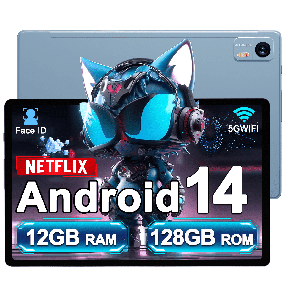 Alphawolf P2 Tablet 11 Inch Android 15 Tablets, 1920 * 1200 FHD