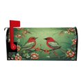thumbnail image 3 of Ryvnso Mailbox Cover Birds on Floral Branch Magnetic Mailbox Wrap Standard Size 21x18 Inch, 3 of 8