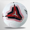 thumbnail image 3 of relayinert Soccer Ball Size 5 PU For Flexible Handling And Smooth Training Soft PVC Cover For Smooth Handling White black red, 3 of 6