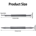 thumbnail image 2 of 2Pcs Spring Center Punch Hammerless Dual Head Nail Setter Spring Loaded High Carbon Steel Nail Punch Narrow Space Door Hinge Pin Remover Tool for Carpenter Woodworking, 2 of 9
