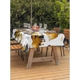thumbnail image 3 of Outdoor Tablecloth with Umbrella Hole for Patio/Picnic/Party/Camping, Construction Truck Waterproof Table Cloth Rectangle Table Cover Washable, Cartoon Grips and Bulldozers Stirrup Car (60"x 120"), 3 of 8