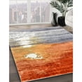 thumbnail image 2 of Ahgly Company Indoor Rectangle Mid-Century Modern Silver Pink Oriental Area Rugs, 5' x 7', 2 of 6