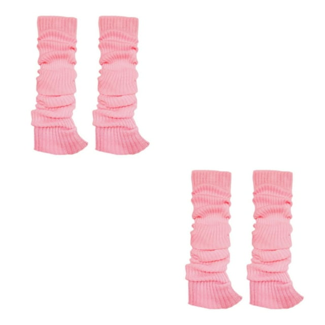 Guardurnaity Calentador de estilo de 2 paquetes / lote - Textura Amigable con la piel Calor Combinación de tendencias Manténgase a la moda 2 Rosa 1 2Conjunto