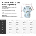thumbnail image 7 of Wukai Cartoon Turtle Men's Casual Short-Sleeve Button Down Shirt - Lightweight Summer Dress Shirt for Daily Wear-Large, 7 of 7