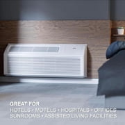 Cooper & Hunter 12000 BTU Smart PTAC / PTHP Package Terminal Air Conditioner Heater 230V Covers 550 Sq Ft WiFi