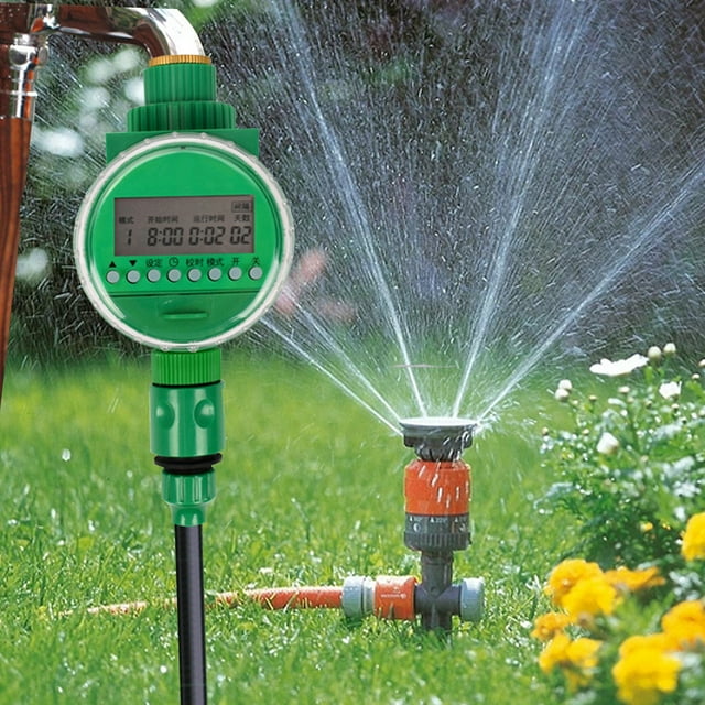 Mini Fan Danhjin Garden Water Timer Digital Programmable Controller Automatic Mannual 1PC Tap Hose Sprinkler Outdoor Irrigation Timing for System Home Decor