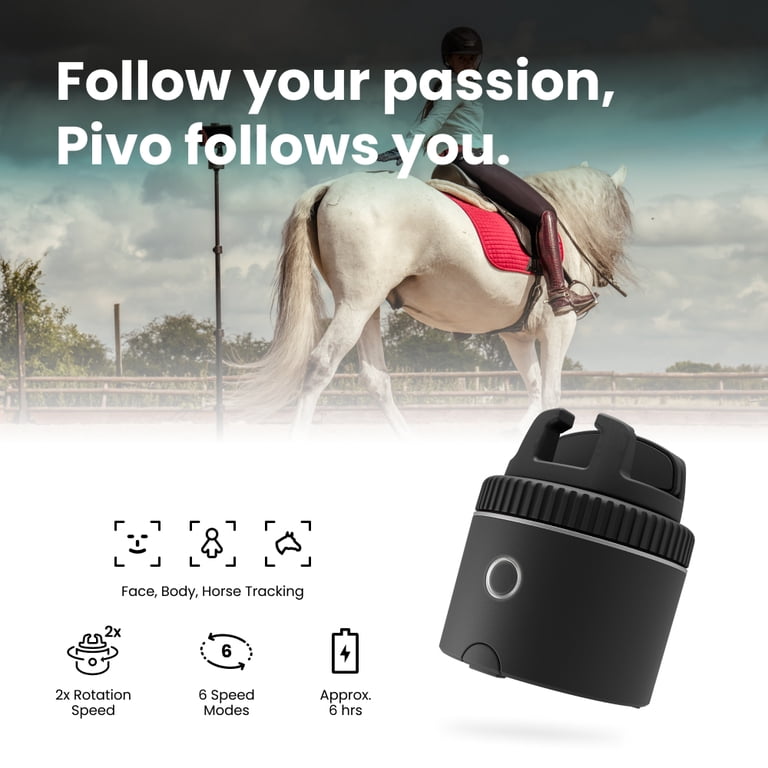 Pivo Pod Smartphone Auto Face Tracking Tripod, 360° Rotation