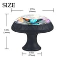 thumbnail image 4 of 4 Pcs Butterfly Knobs for Kitchen Cabinet Cupboard Dresser Bookcase Drawer Pulls Handles Round Home Decor, 4 of 8
