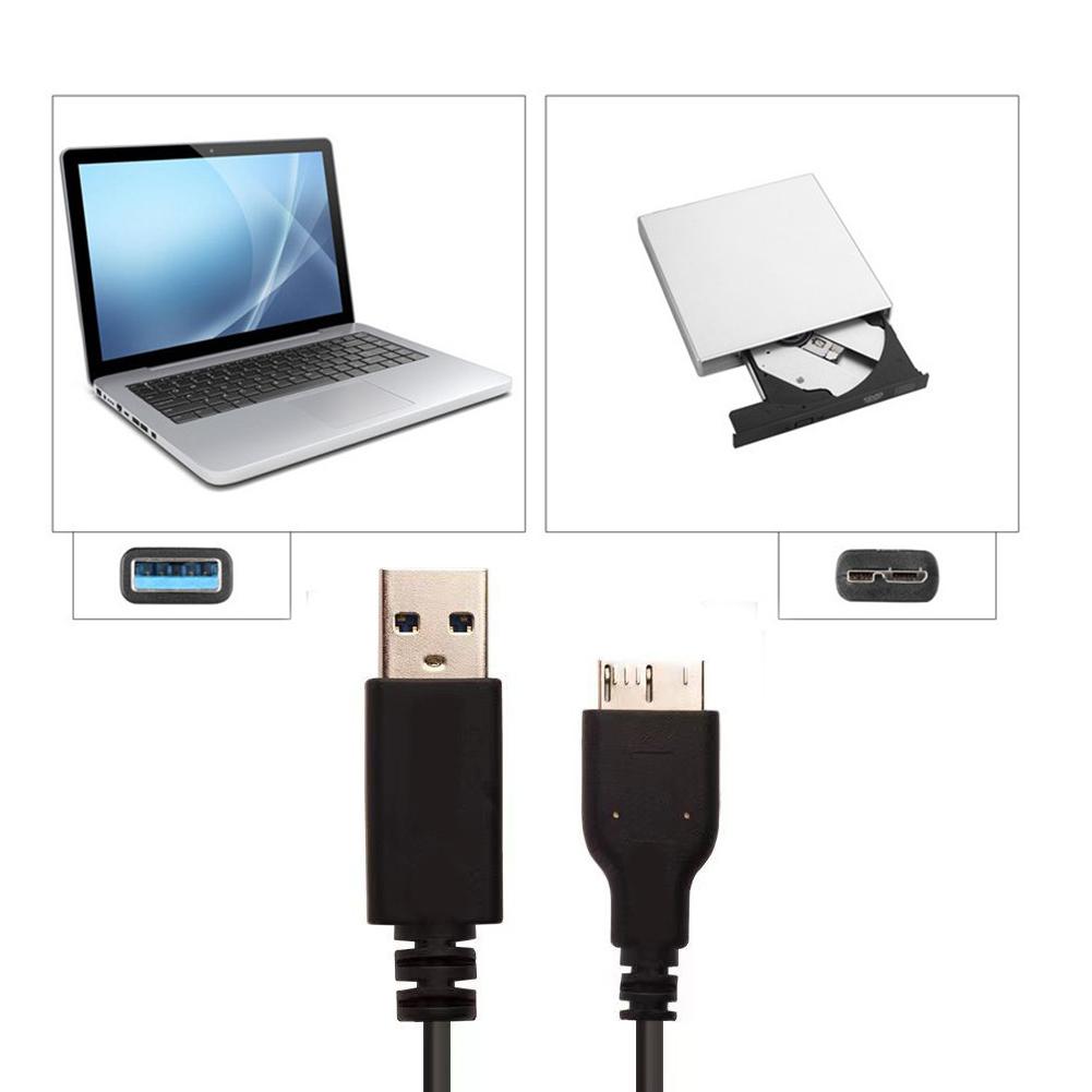 Wenxuan Micro Usb 30 To Micro B Male Cable High Speed For External Hard Drive Disk Us Black 4214