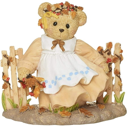 Roman Cherished Teddies, Sarah Thanksgiving Figure, 3.75" H
