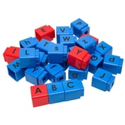 Didax Jumbo Unifix Alphabet Cubes, Set of 30