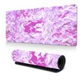 thumbnail image 1 of Alfombrilla de ratón grande para juegos, 900 x 400 mm, diseño de camuflaje morado, para chica, regalo, dibujos animados abstractos, XXL, para ordenador, PC, gamer, alfombrilla de ratón para escri, 1 of 5