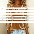 thumbnail image 3 of VISALY Women's Sequin Sleeve Cowl Neck Velvet Blouse Soft Glitter Sparkly Long Sleeve Pullover Slimming Shirts Casual Dressy Shirts Elegant Blouses for Evening Party Fashion Outfits Black L, 3 of 6