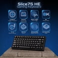 thumbnail image 2 of Teclado Gaming Chilkey Slice75 HE 75% Aluminio Negro, 2 of 9