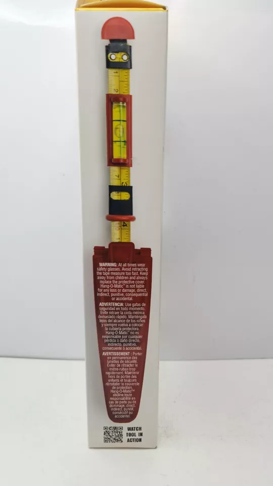 Hang-O-Matic Measure | Level | Mark | 6' Measuring Tape For Hanging Frames