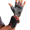 thumbnail image 4 of Non-slip Half Finger Gloves With Wrist Wrap Support Padded Fitness Short Open Finger, 4 of 5