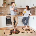 thumbnail image 6 of SKYSONIC Thanksgiving Turkey 2 Pieces Kitchen Rug Cushioned Anti-Fatigue Kitchen Rugs Set for Home Office Laundry,19.7" x 27.6"+19.7" x 47.2", 6 of 7