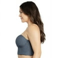thumbnail image 3 of PARFAIT Women's Dolly Longline Strapless Bustier - Dark Blue Denim - M, 3 of 4
